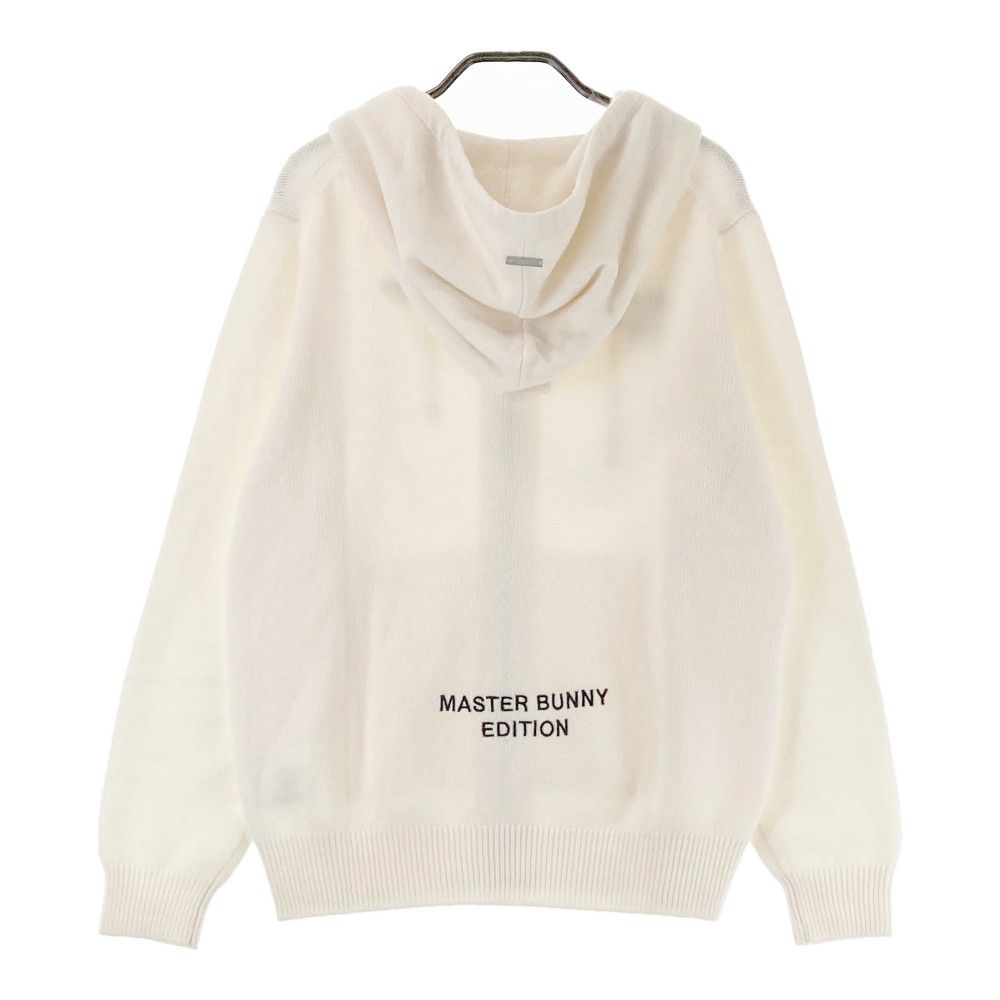 サイズ：4 MASTER BUNNY EDITION マスターバニーエディション 758-2272905 カシミヤ ニット ジップパーカー  ベージュ系 [240101463698] ゴルフウェア メンズ ストスト サイズ：4 MASTER BUNNY EDITION マスターバニーエディション