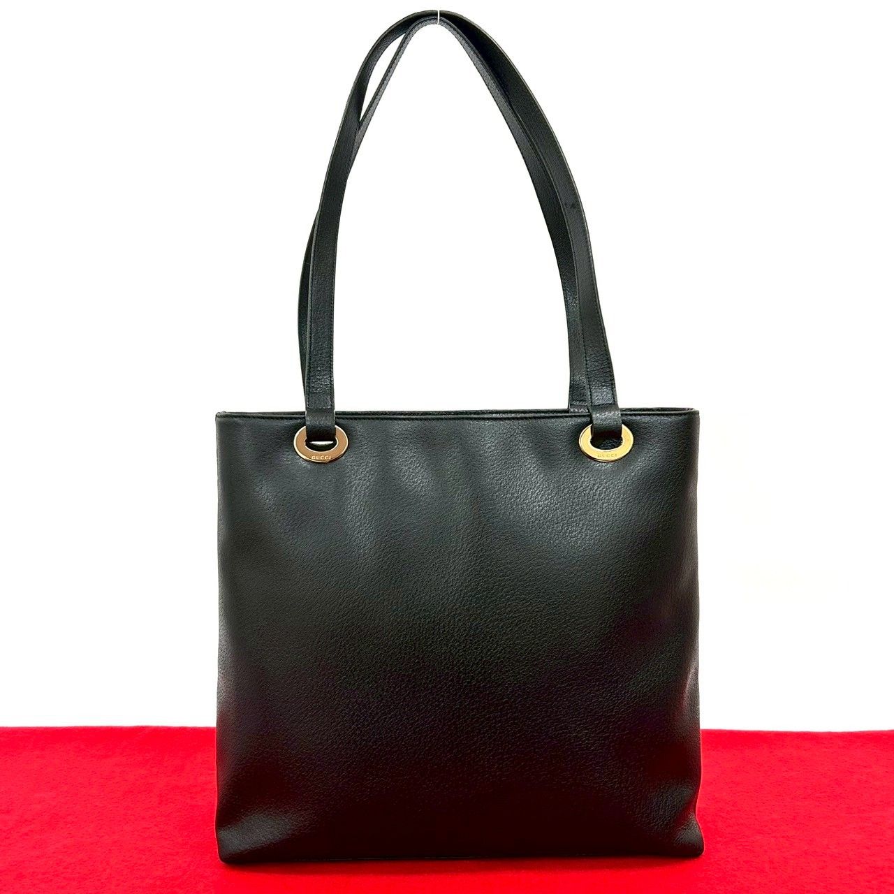 極美品】グッチ インターロッキング ハンドバッグ ミニボストン シマ