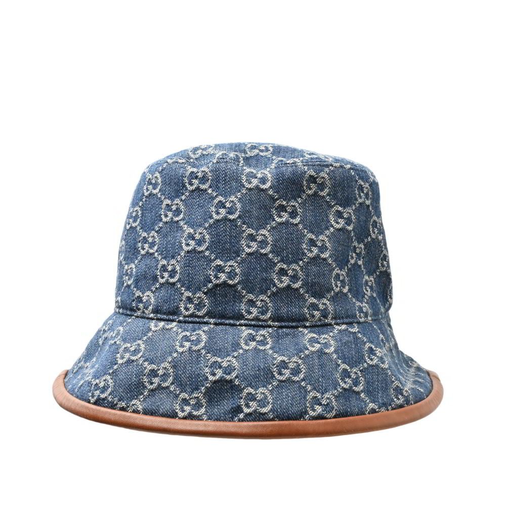 GUCCI /デニム /バケットハット/ Lサイズ/ユニセックス GUCCI GGデニム バケットハット - メルカリ
