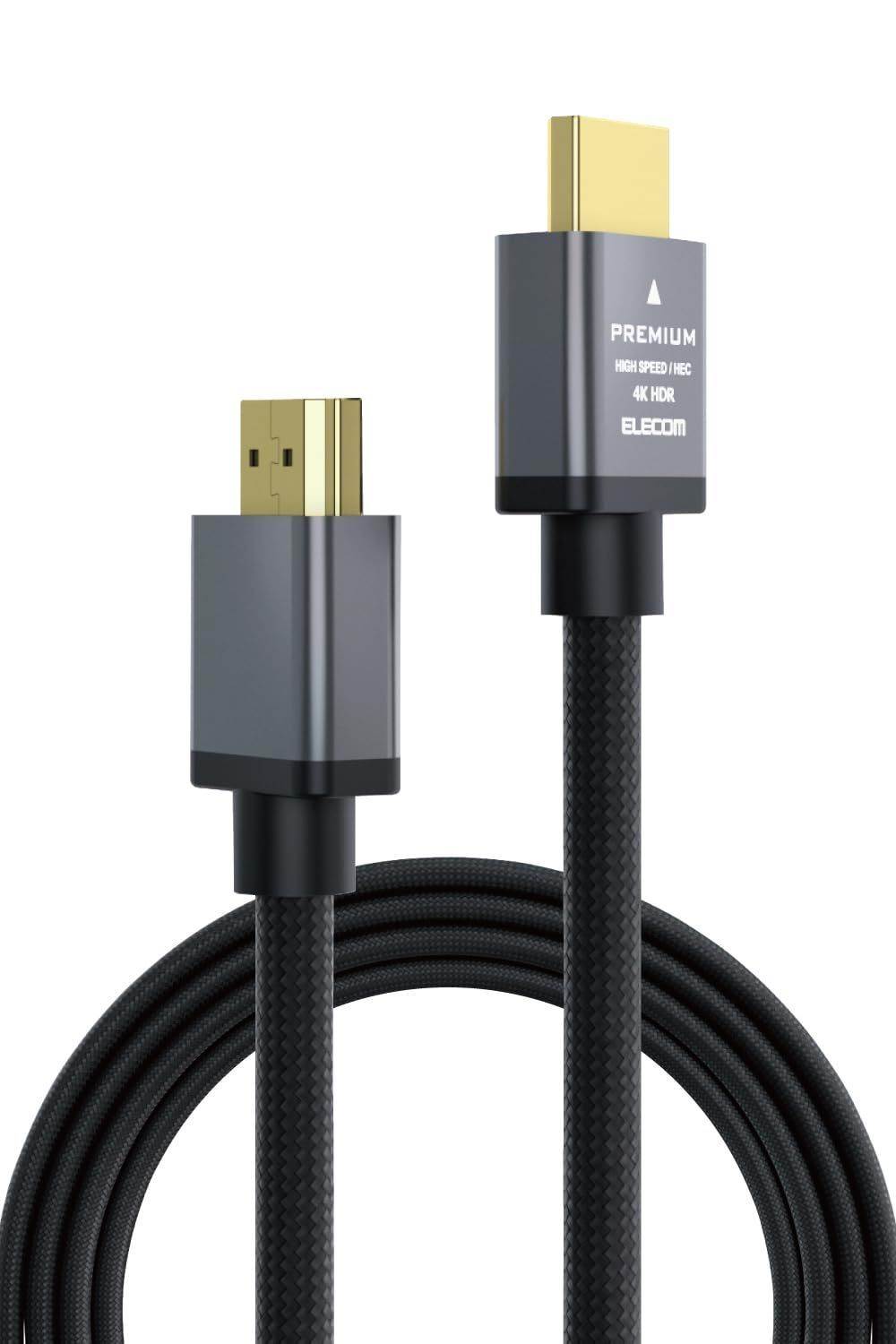 3m_HDMIケーブル エレコム HDMI ケーブル プレミアム Ver2.0 曲げに