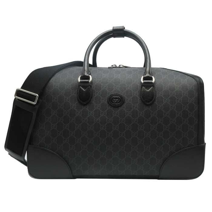 グッチ ボストンバッグ GUCCI インターロッキングG 2WAY 斜め掛け 696014 92THF 1000 ブティックライン メンズ