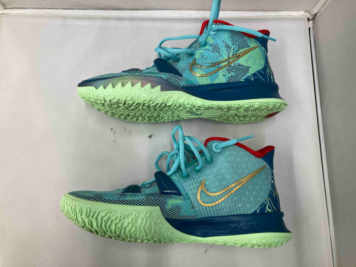 NIKE Kyrie 7 Special FX 'Green / Teal-Red - Metallic Gold