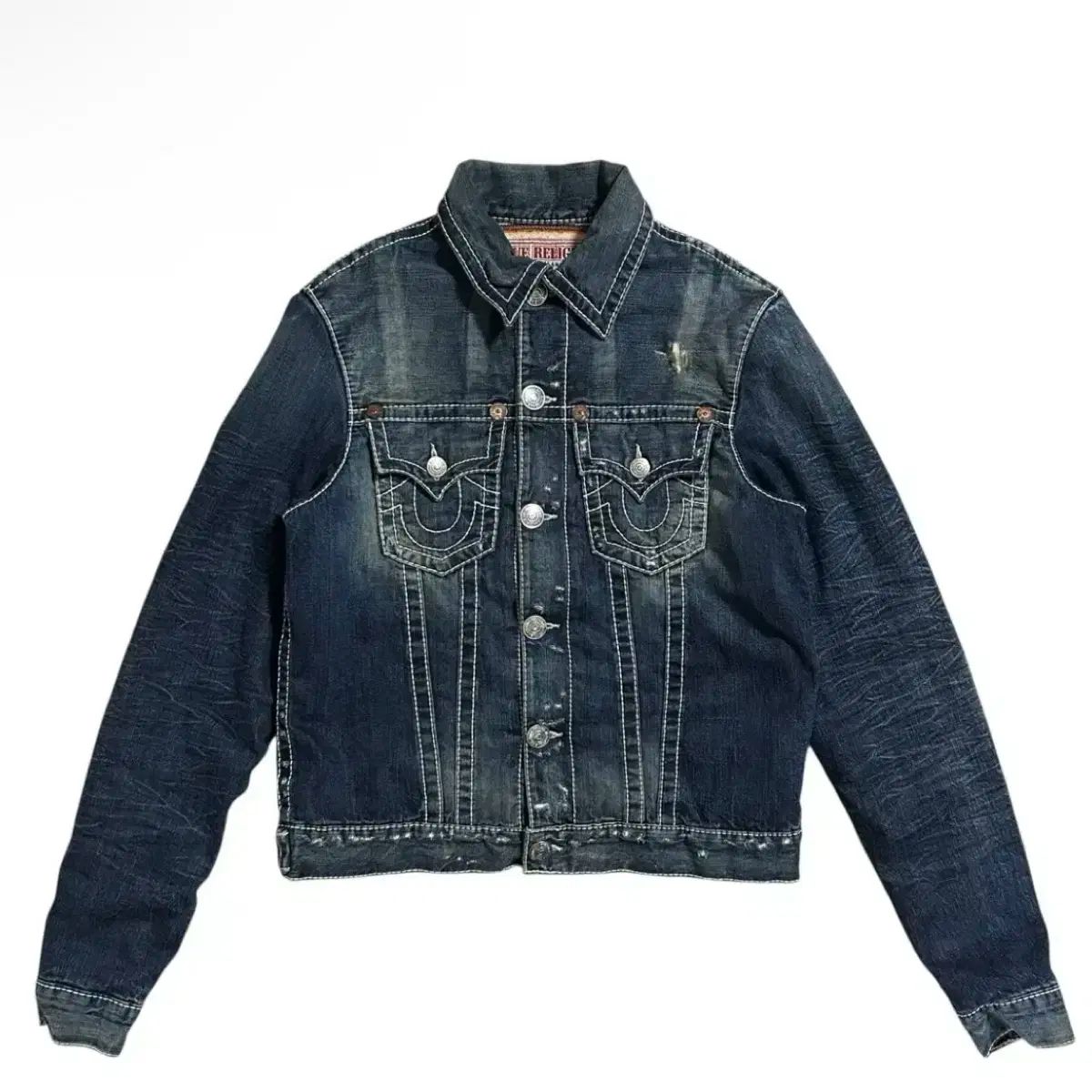 トゥルーレリジョン TRUE RELIGION ジャケット Gジャン サイズM ブルー 