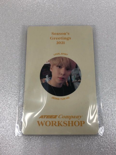 ATEEZ ユノ トレカ シーグリ Season’s Greetings ATEEZ トレカ シーグリ 2025 SEASON'S GREETINGS - メルカリ