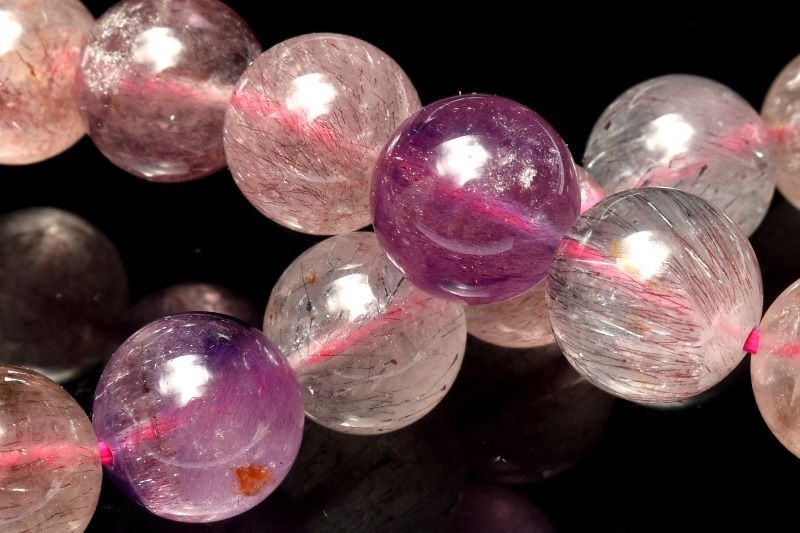 １点物 AA マルチ スーパーセブン 10.5mm ブレスレット パワーストーン 天然石 _MA8824 NEXPOTALLINN_EU