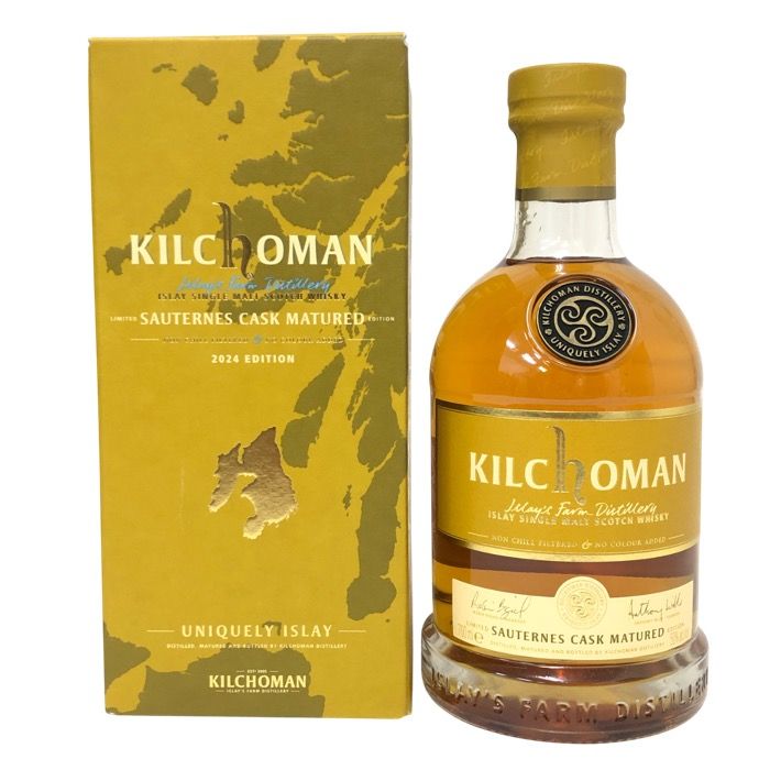 KILCHOMAN キルホーマン 未開栓 700ml 50度 ソーテルヌ カスク 2024年 エディション ウイスキー【中古】【新品同様】 KILCHOMAN キルホーマン 未開栓 700ml 50度 ソーテルヌ カスク