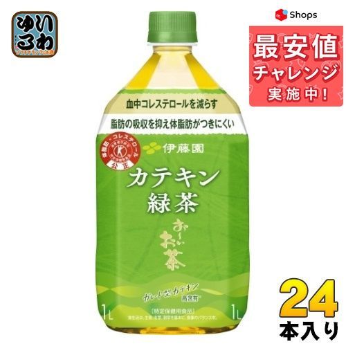 伊藤園 お～いお茶 カテキン緑茶 ペットボトル 1000ml 24本 fkip.unmul