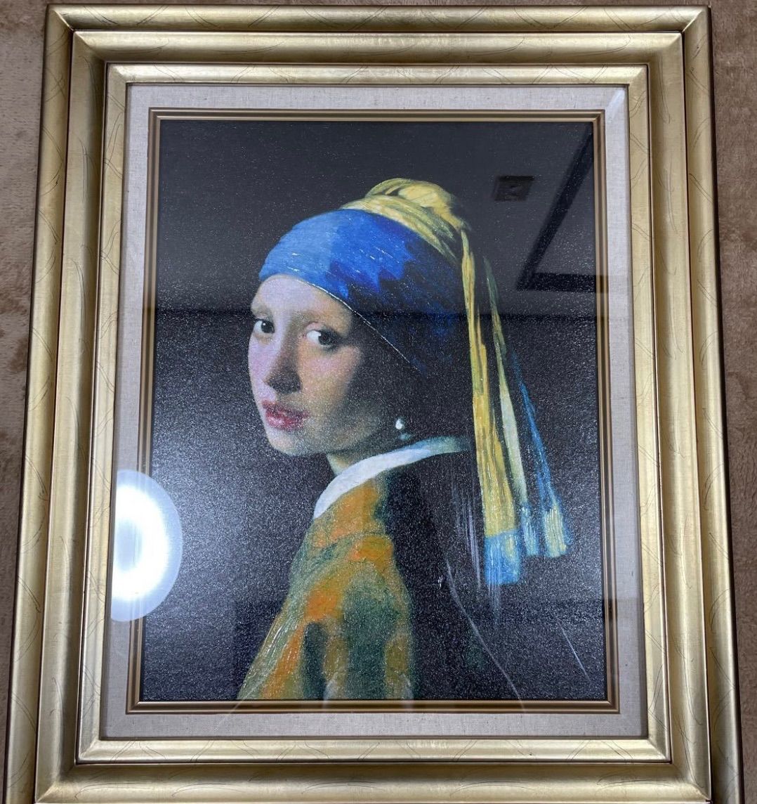 送料無料限定SALEベアブリック★フェルメール★真珠の耳飾りの少女★BE@RBRICK Johannes Vermeer　Girl with a Pearl Earring　1000％ キューブリック、ベアブリック