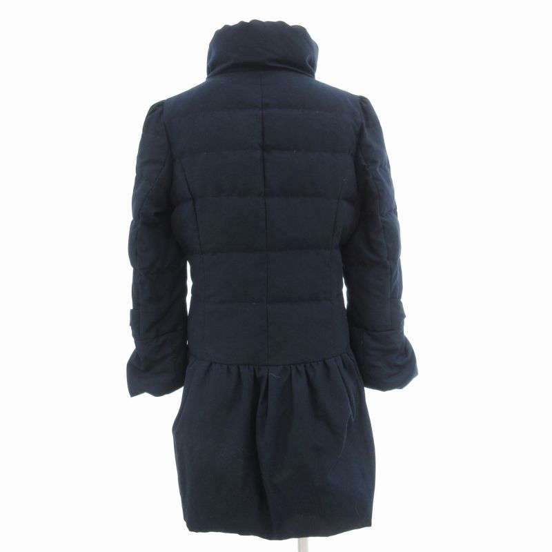 ルイルエブティック フード付き ダウンコート　ネイビー　LL RUIRUE BOUTIQUE ダウンコート ダウンジャケット リュクシー