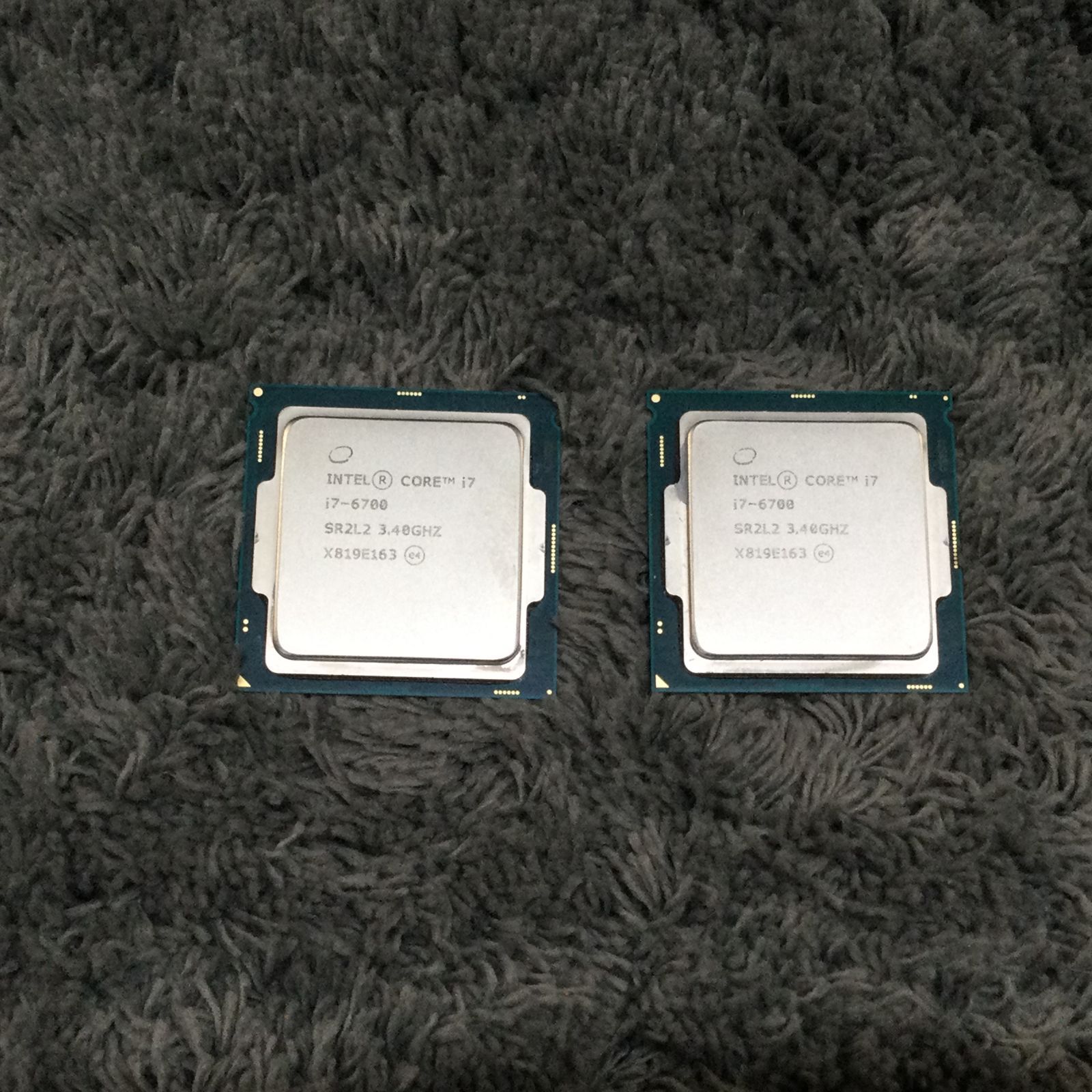 Intel Core i7-6700 2枚　7700 1枚 Intel Boxed Core I7-6700 FC-LGA14C 3.40 GHz 8 M Processor