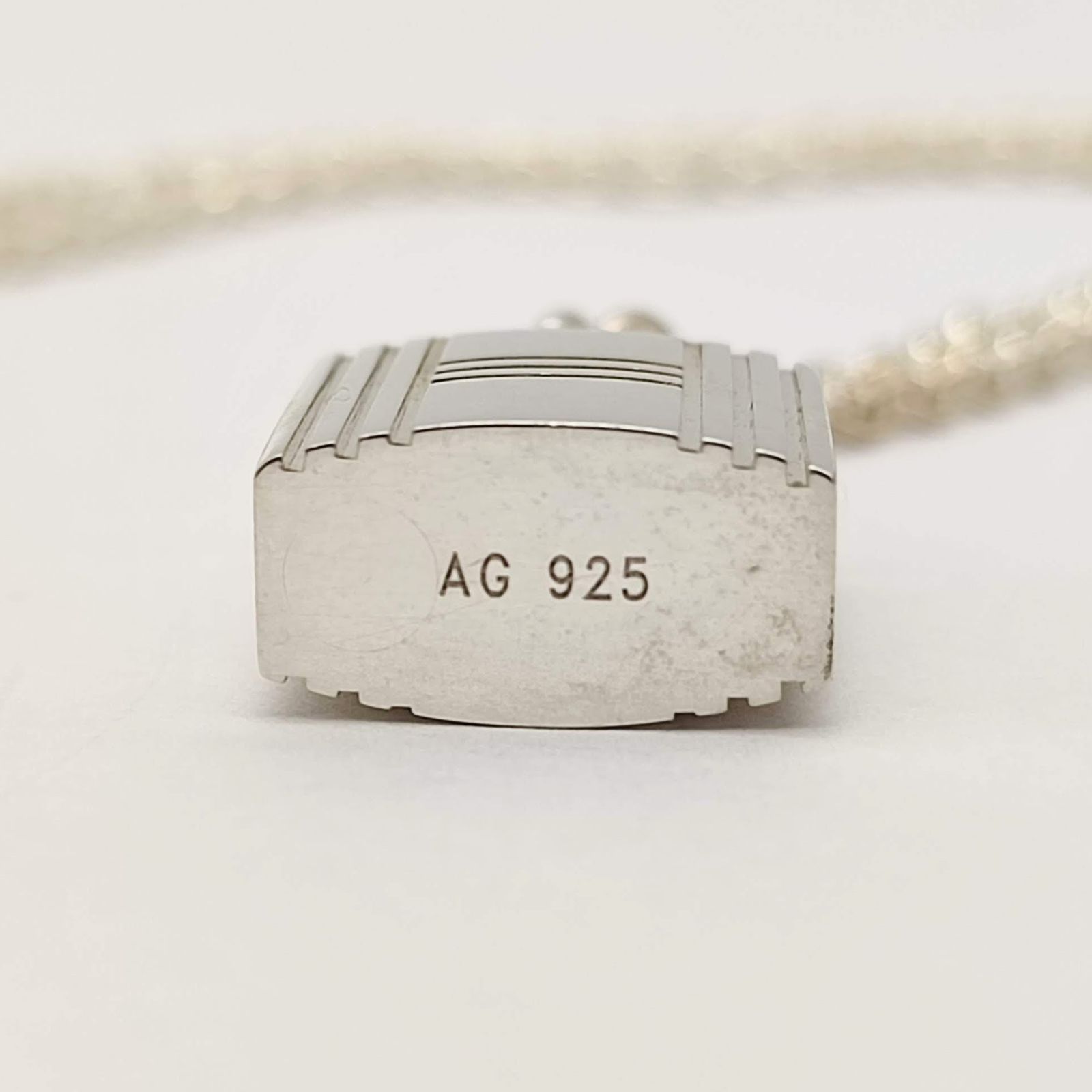 美品】HERMES エルメス カデナネックレス パドロック シルバー