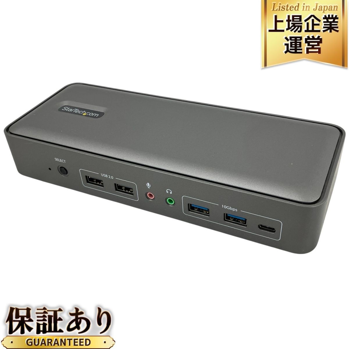 StarTech 129N-USBC-KVM-DOCK ドッキングステーション デュアルモニター スターテック PC周辺機器 中古 W9535638