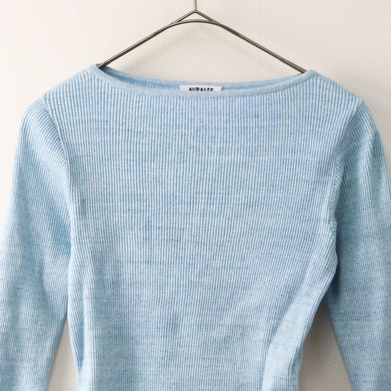 AURALEE(オーラリー)Giza Boat Neck Pullover 2023 オーラリー AURALEE ロンハーマン Ron Herman 別注 Giza