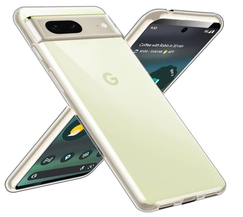 ガラスフィルムセット」Google Pixel 7 クリア シリコン ケース ガラス