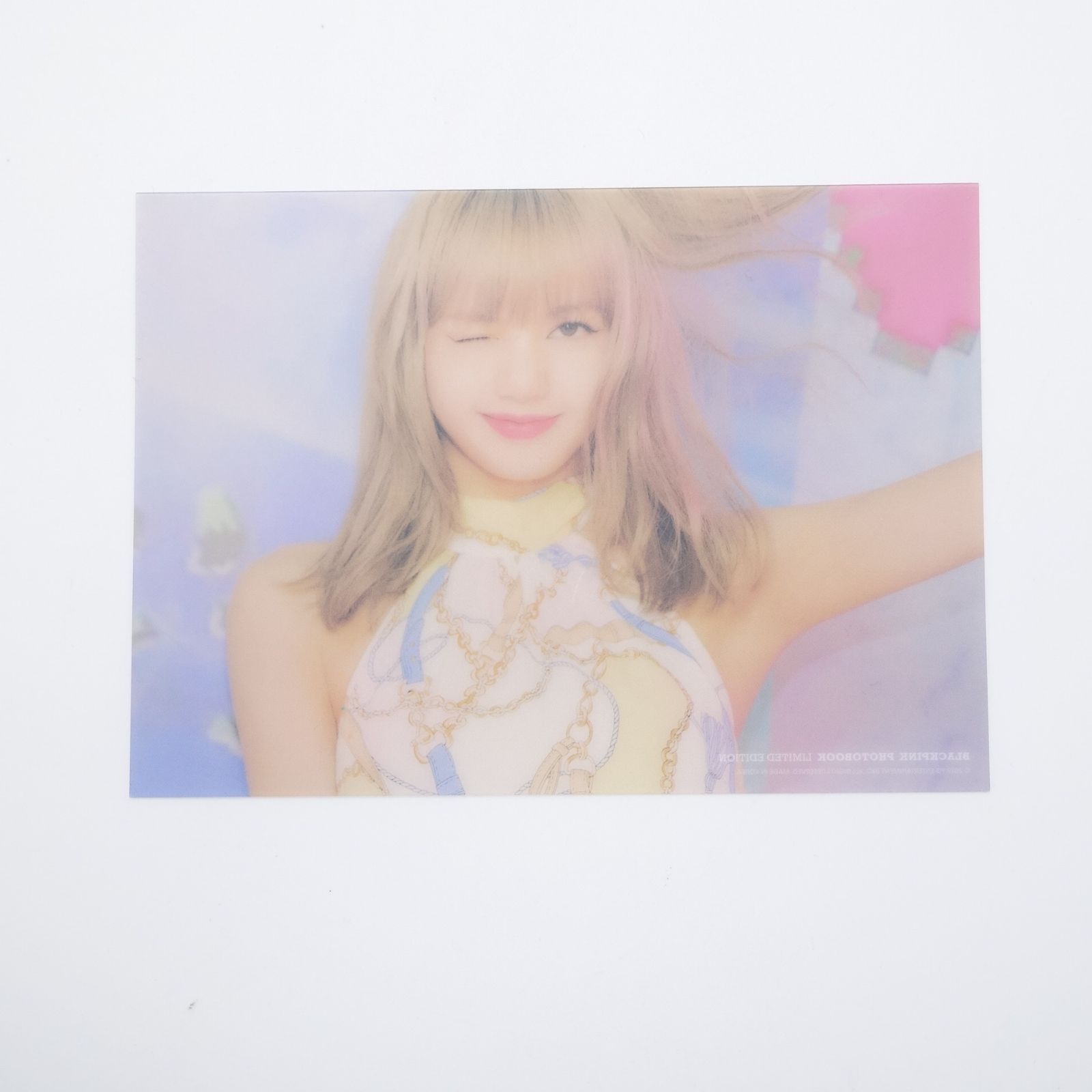 BLACKPINK リサ PHOTOBOOK LIMITED EDITION 半透明 トレカ フォト