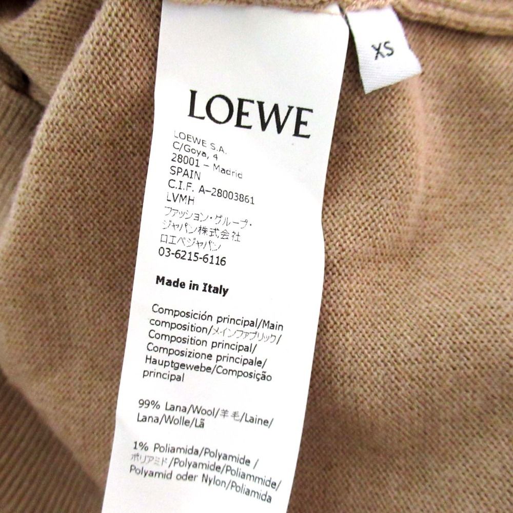美品 LOEWE ロエベ ウール アナグラム ニット セーター XSサイズ  