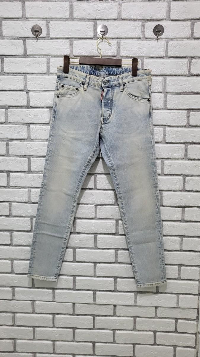 【雷市場（ポンジャン）商品韓国直送】DSQUARED(ディースクエアード) 2 スキニー 甘い ライト 青 デニム ジーンズ