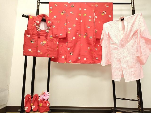 平和屋2 七五三 女の子 7歳 祝着 長襦袢 単衣 セット 駒刺繍 枝花文 金彩  DAAH2632ud(7歳着物)｜売買されたオークション情報、yahooの商品情報をアーカイブ公開 - オークファン -  キッズ、ベビーファッション（denikon.ru）