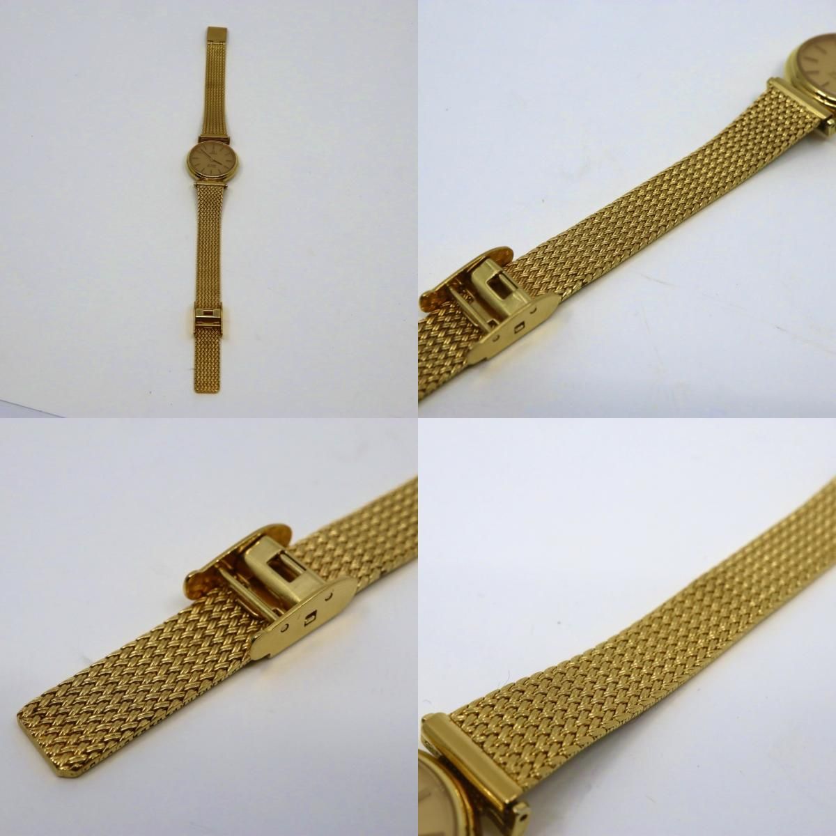 オメガ OMEGA デビル クオーツ ゴールドカラー レディース 腕時計  