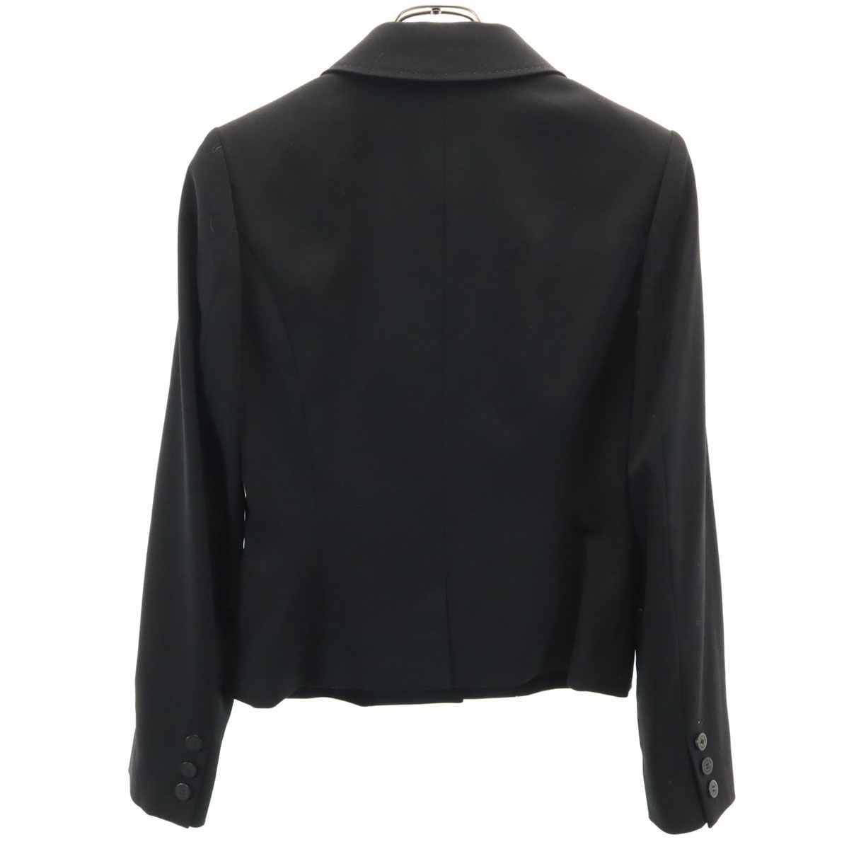 【大きいサイズ】GIVENCHY　ジバンシー　レディース　ウールジャケット　XL Givenchy ジバンシー 日本製 ウールジャケット 36 ブラック