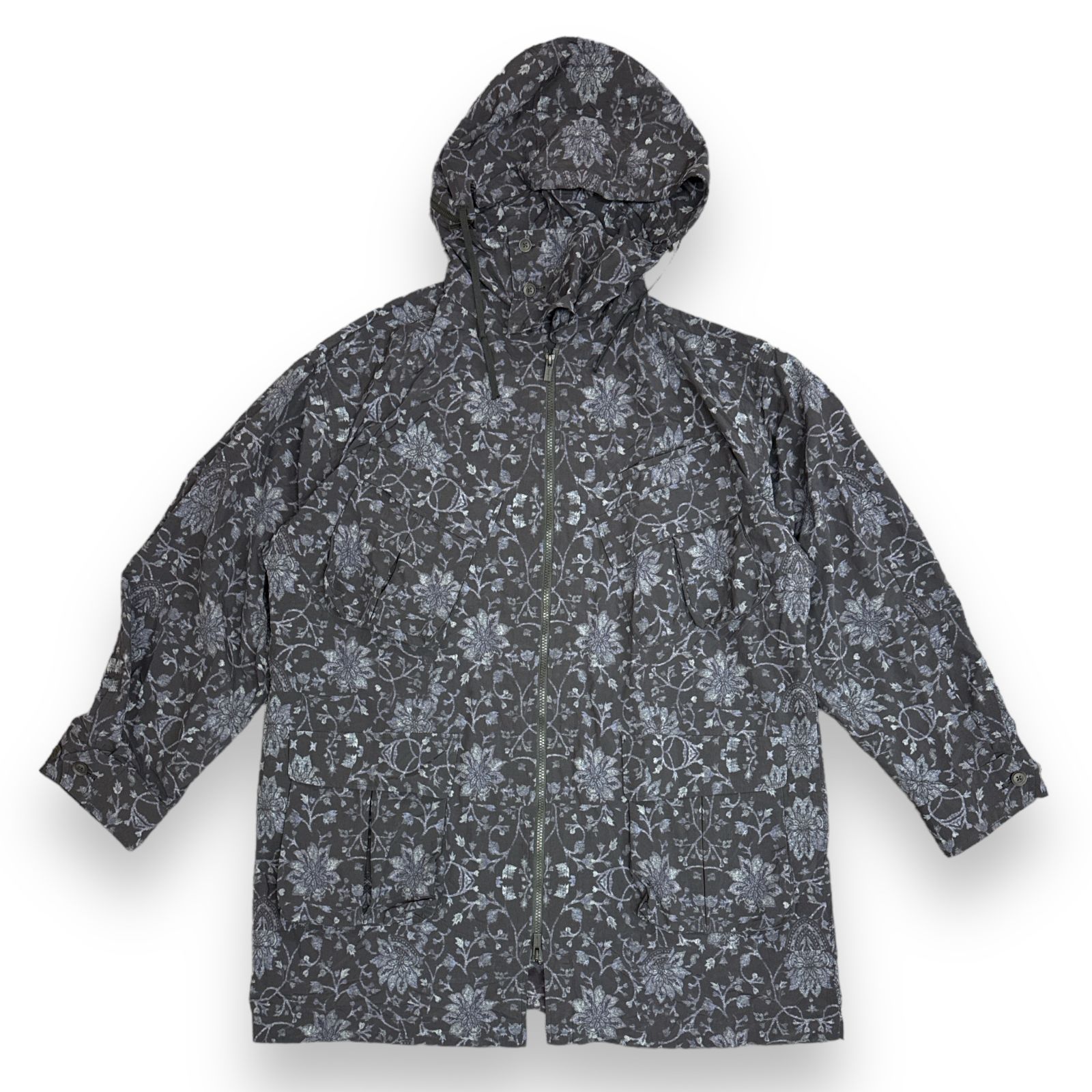 Yohji Yamamoto POUR HOMME 23AW フラワーツイルフーデッド