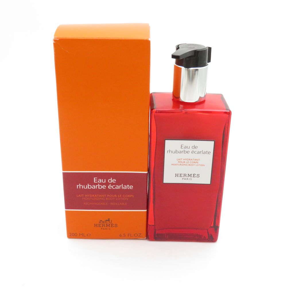 美品 HERMES エルメス オー ドゥ ルバーブ エカルラット