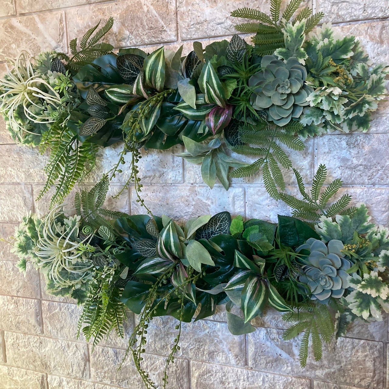 光触媒 人工観葉植物 ウォールグリーン フェイクグリーン 壁掛け504125