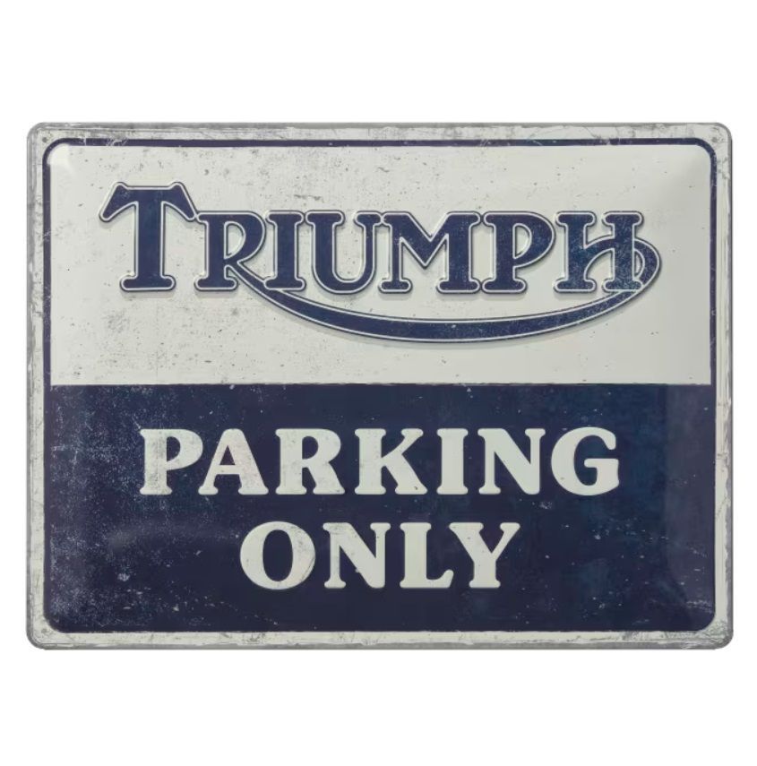 TRIUMPH トライアンフ PARKING SIGN