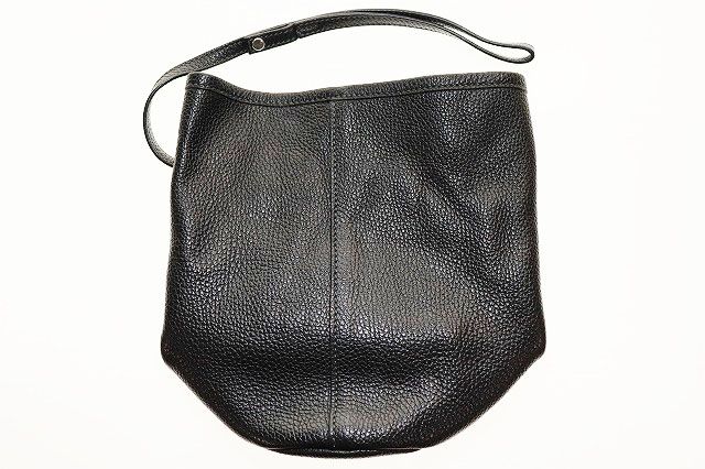 激安で高品質＆送料無料！ ダニエル＆ボブ daniel - bob 巾着 バッグ レザー ポーチ イタリア製 ロゴ ブラック ブランド古着ベクトル ●▲ 251024