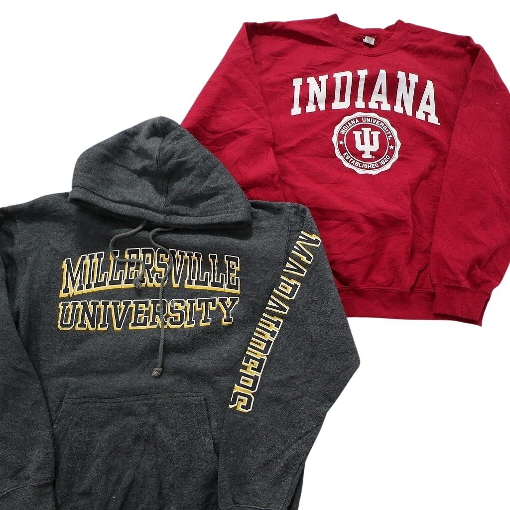 ちかく 古着卸 まとめ売り カレッジ風 スウェット 8枚セット (メンズ M