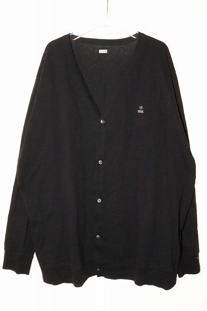 カーディガン SEQUEL SQ-21SS-CD-01 CARDIGAN シークエル SEQUEL 21SS CARDIGAN BLACK XL SQ-21SS-CD-01 コットン