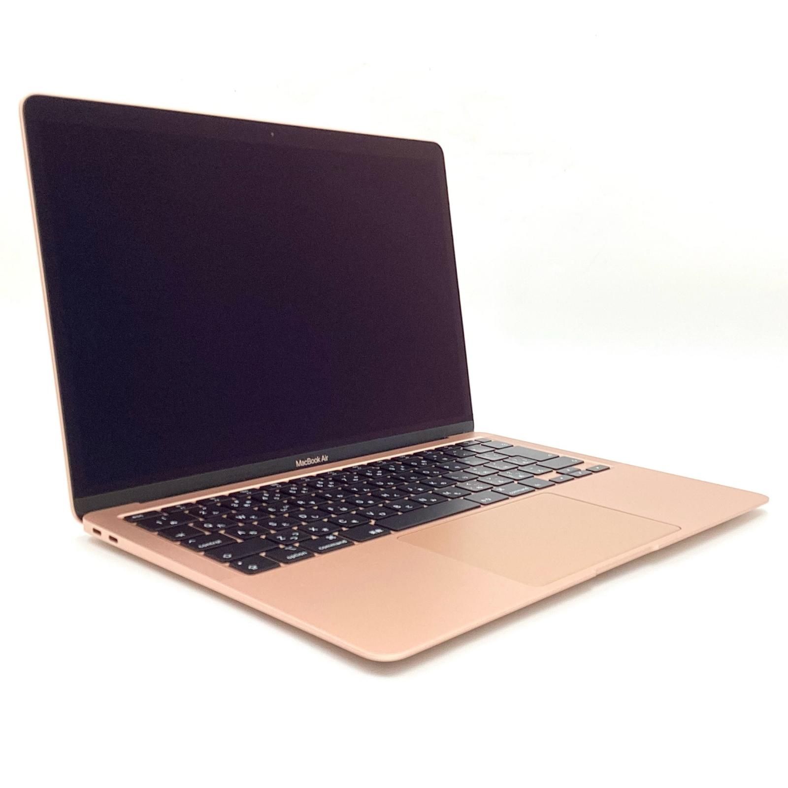 Apple MacBook Air 13.3インチ 2020 1.1GHz デュアルコア Intel Core i3 8GB SSD 256GB ゴールド 動作 済 全額返金保証 最速発送