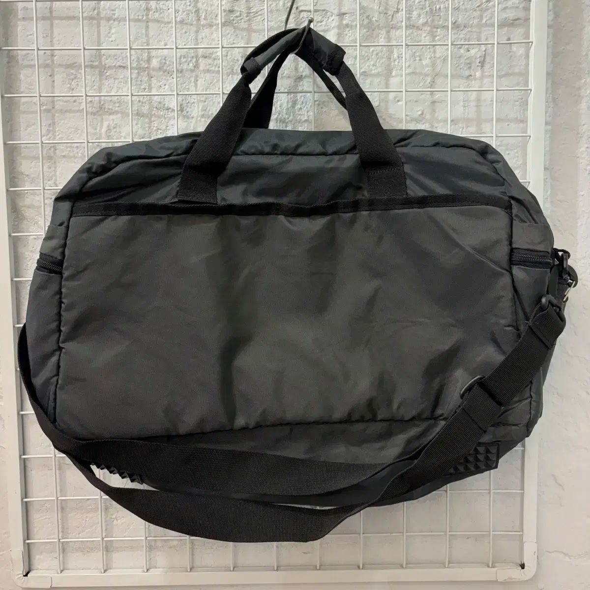 THE NORTH FACE ザ ノース フェイス グレー ボストン クロスバッグ OS