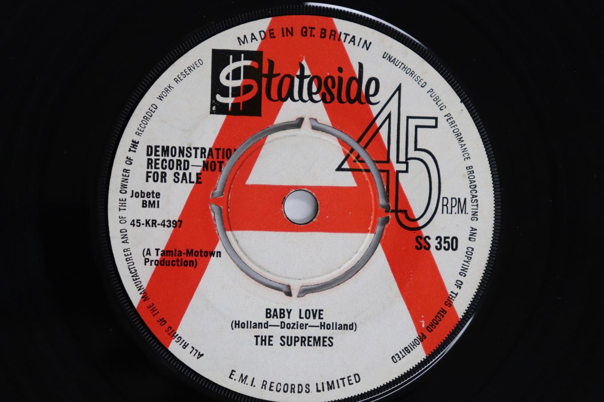 英7” Supremes Baby Love / Ask Any Girl SS350PROMO STATESIDE プロモ /00080 The Supremes – Baby Love / Ask Any Girl – Vinyl (ARP