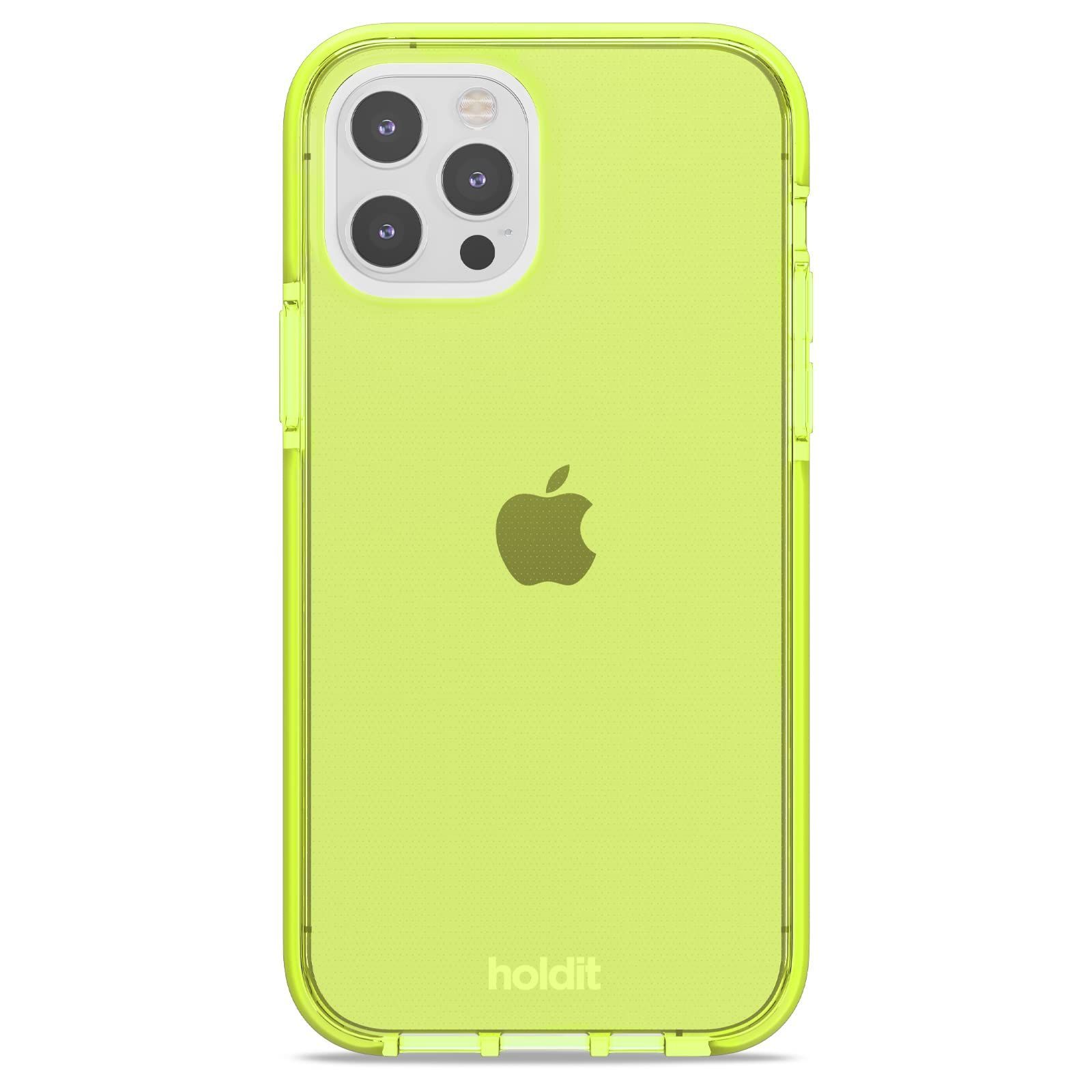 新品 ケース (耐衝撃/TPU素材/ワイヤレス充電可能) カバー ハードケース スマホ iPhone12 アシッドグリーン) / 12Pro 12 iphone12proケース (iPhone スマホケース HOLDIT