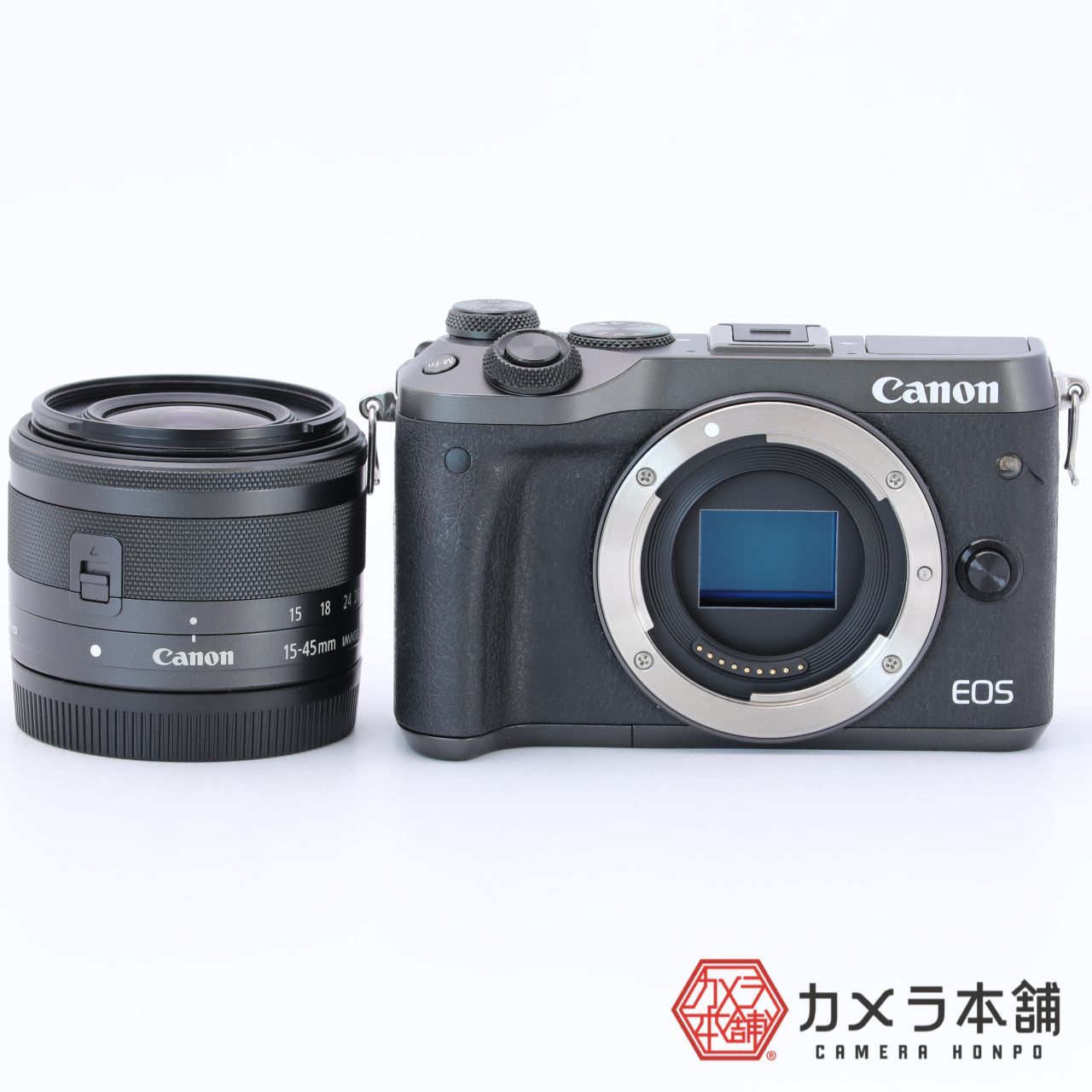 Canon ミラーレス一眼カメラ EOS M6 レンズキット(ブラック) EF-M18