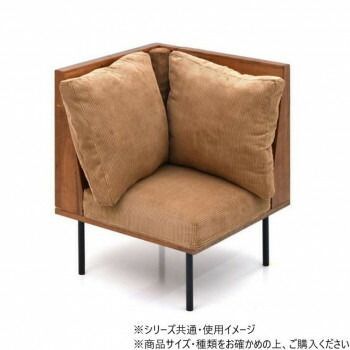 B.Bファニシング infinite L型角ソファー コーデュロイブラウン IFSE0316COBRN