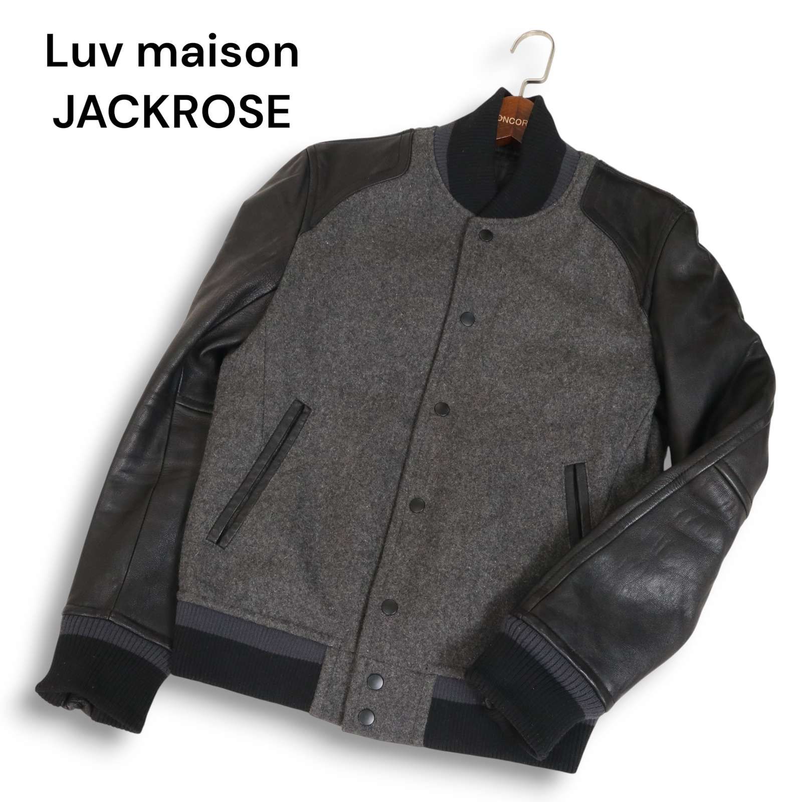 Luv maison JACKROSE ジャックローズ 袖革☆ 山羊革 ゴート レザー 