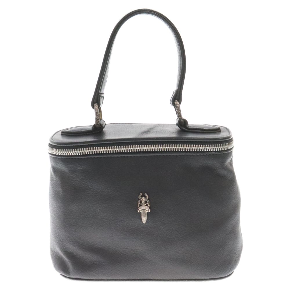 CHROME HEARTS (クロムハーツ) VANITY BAG ダガー バニティバッグ ポーチ ブラック