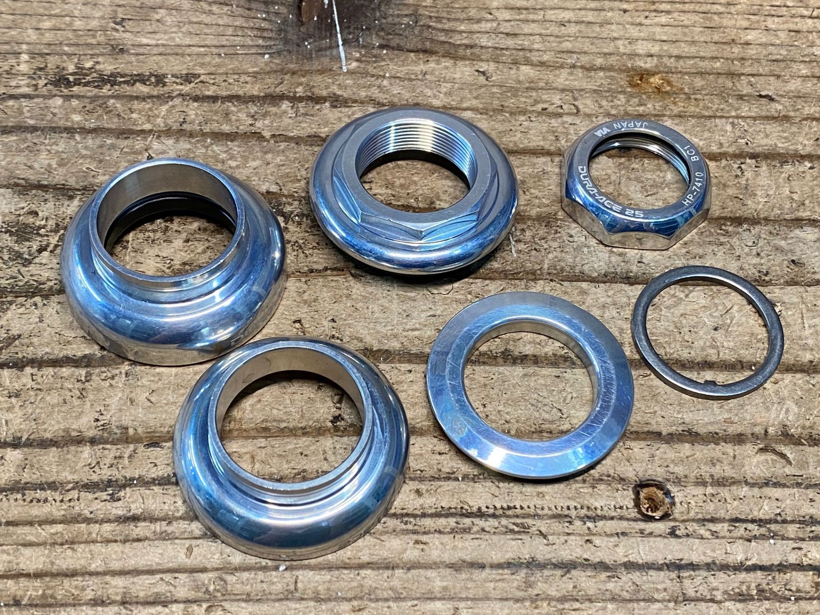 JJ466 シマノSHIMANO デュラエース DURA-ACE HP-7410 25周年 ヘッドセット