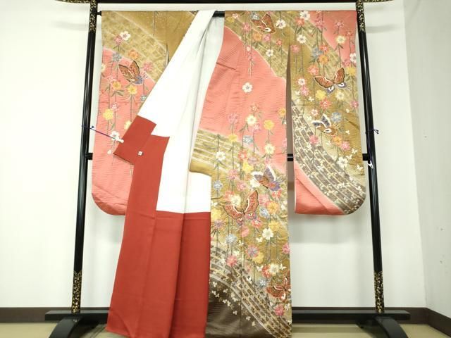清楚系】オシャレさんの帯 うるつやパステルな小花 と 幻想引き