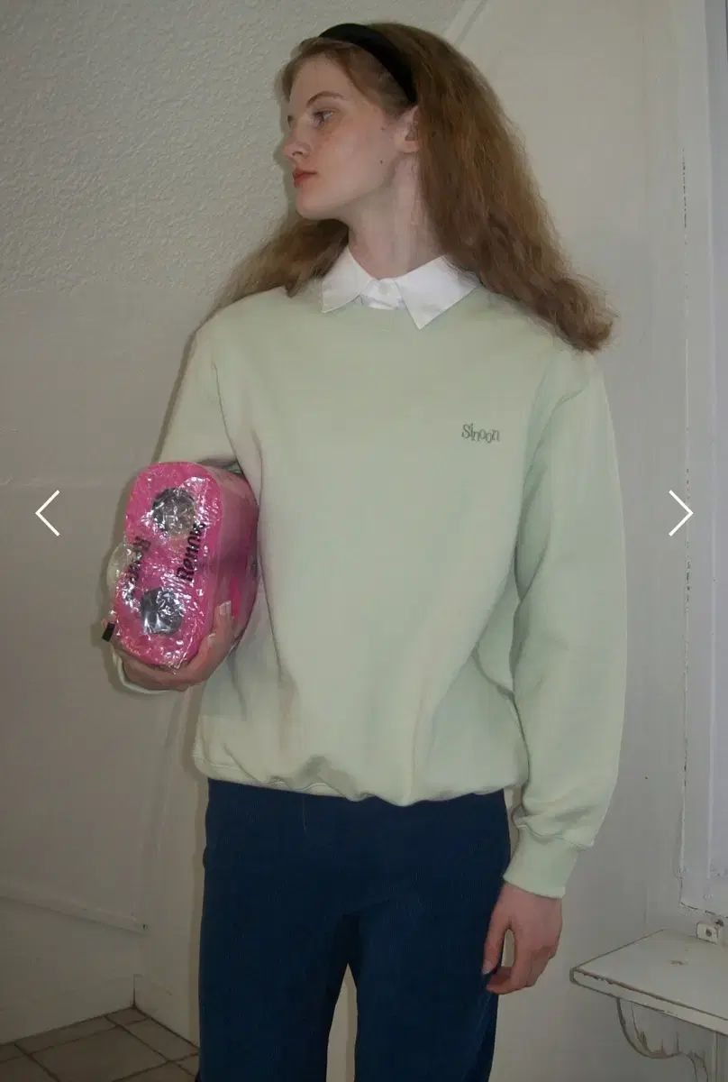 SINOON シヌーン トレーナー 緑