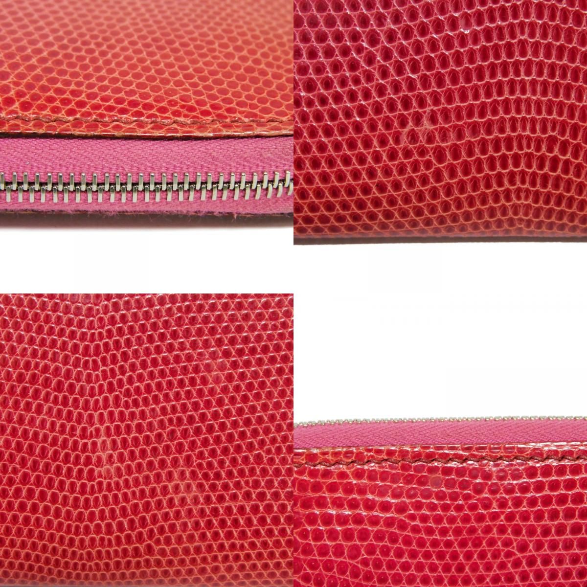 HERMES エルメス アザップ ロング クラシック リザード ブーゲンビリア