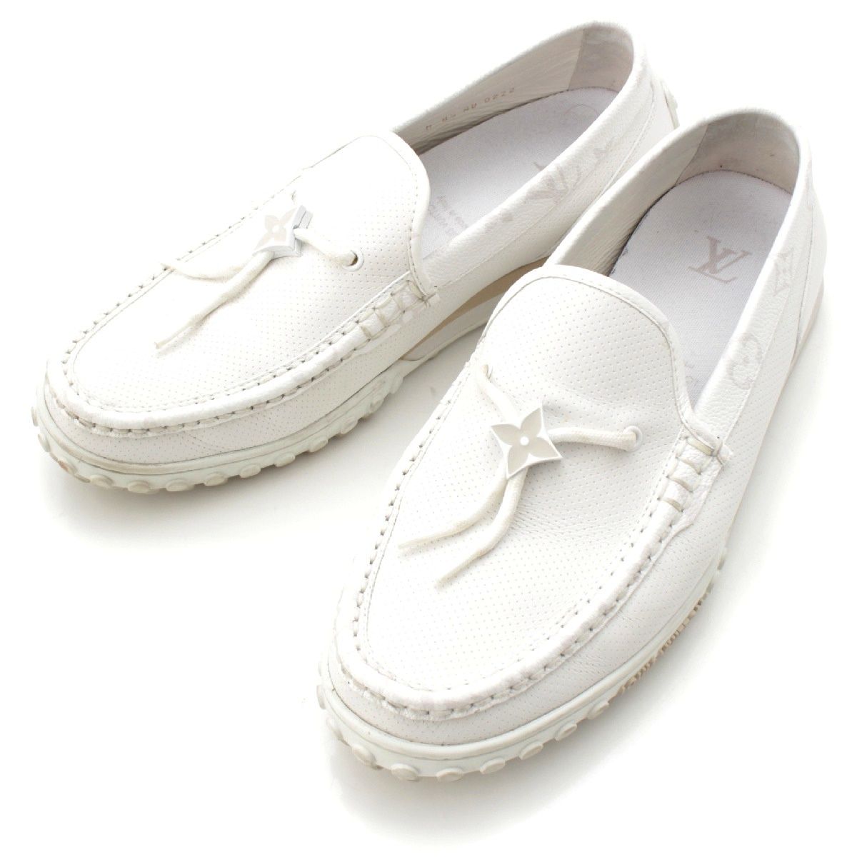 LOUIS VUITTON ホワイト モカシン　新品未使用 LOUIS VUITTON ホワイト モカシン 新品未使用 2025年最新】Yahoo