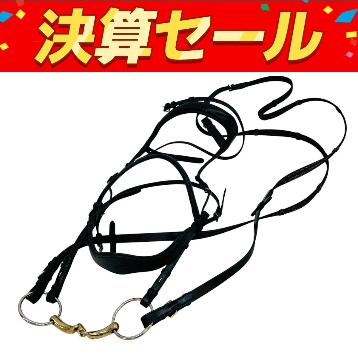 PASSIER 頭絡 手綱 ハミ付き 乗馬用品 パッシェ C10165919
