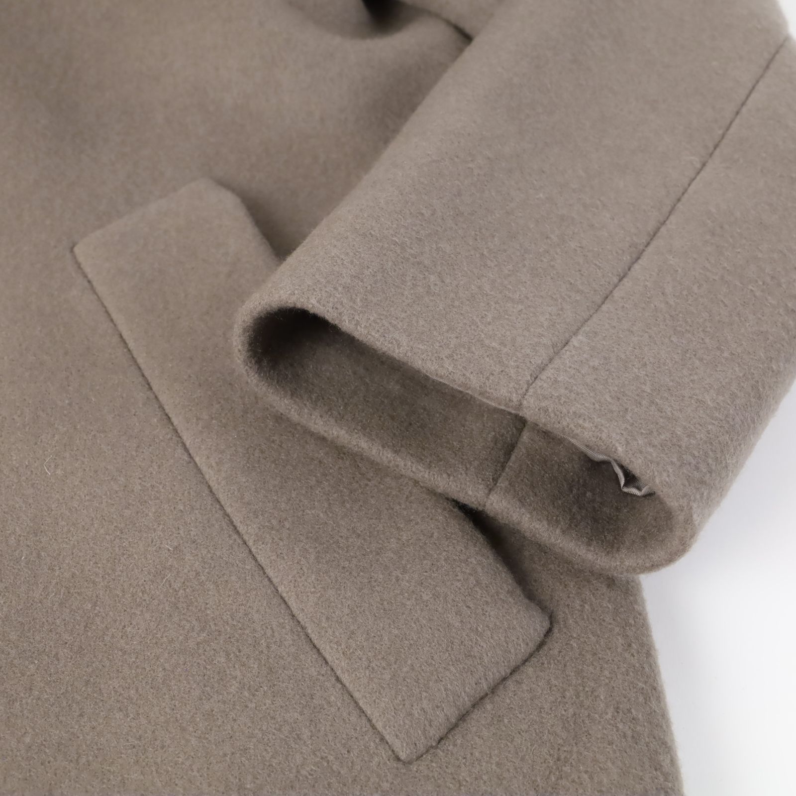 新品 BEIGE ウールリバーロングコート ベイジ CLASSY. 2月号掲載