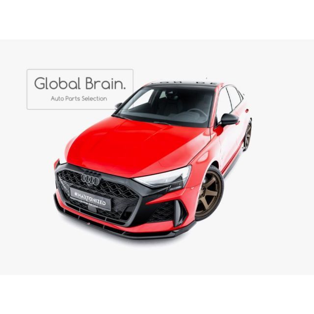 アウディ RS3 8Y 後期 フロント リップ スポイラー V1
