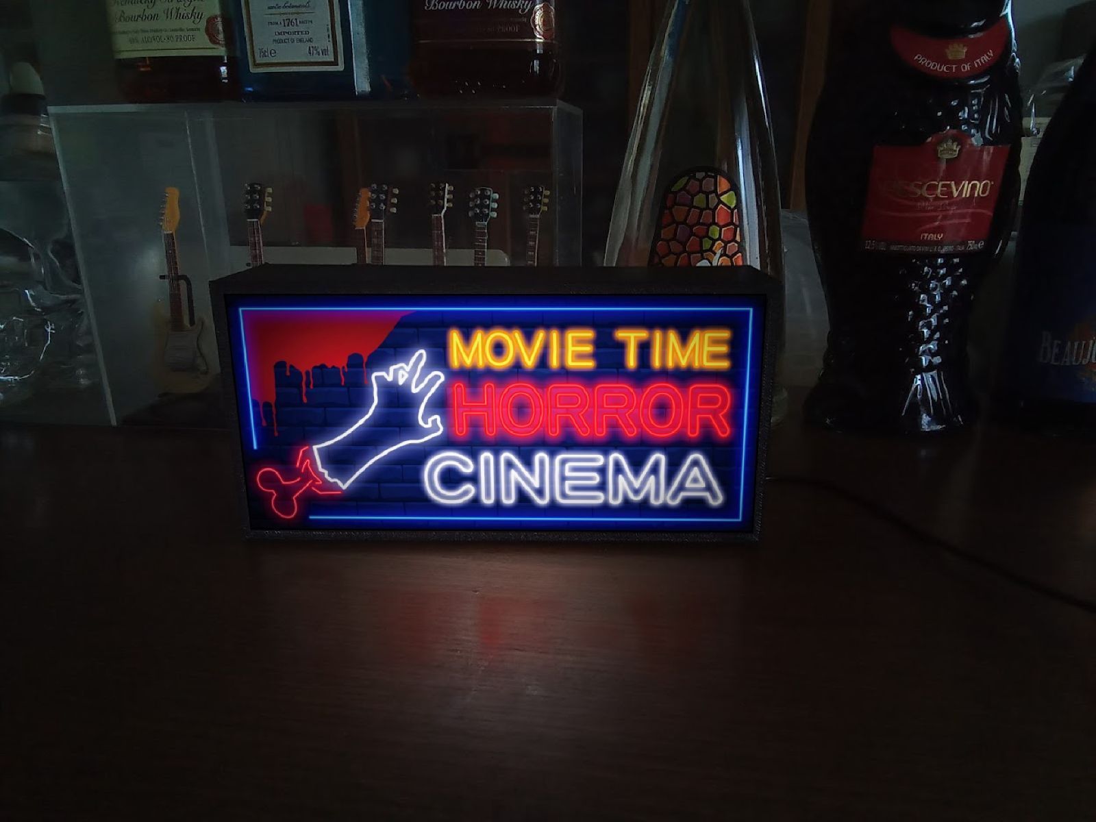 ホラー 映画 恐怖 ゾンビ お化けビデオ サイン 看板 置物 LEDライトBOX ホラー 映画 恐怖 ゾンビ お化けビデオ サイン 看板 置物 LEDライトBOX