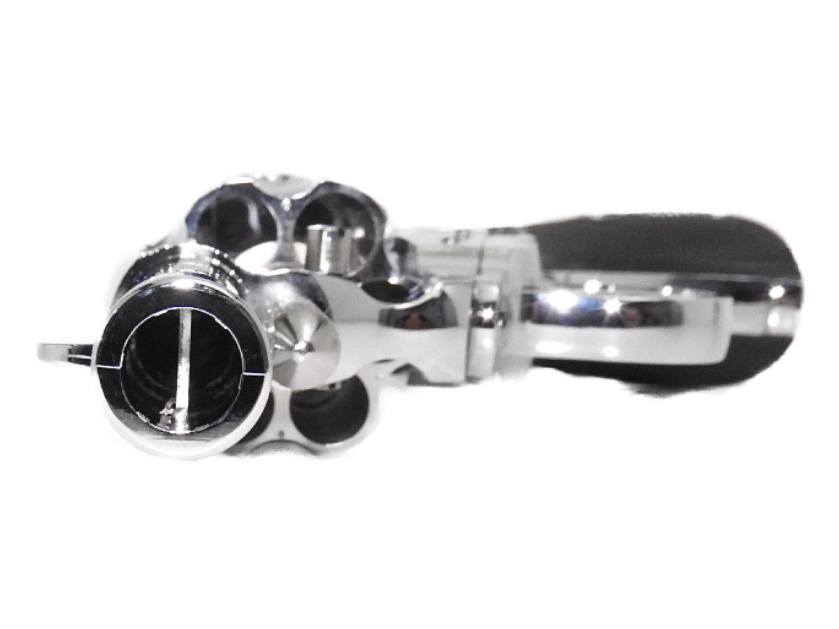 HWS コルト ライトニング オールシルバー シェリフズ 2.5インチ 発火式 モデルガン カートリッジ5発付