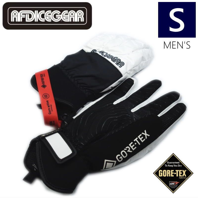 即納】◇20-21 AFDICEGEAR LT-FINGER GLOVE カラー:WHITE Sサイズ エー 